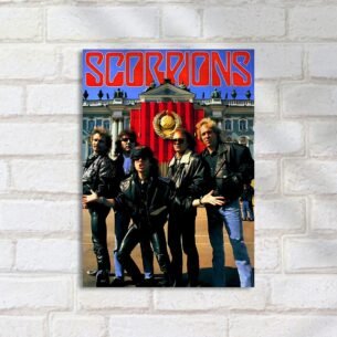 Quadro Decorativo Scorpions Banda Russia Poster