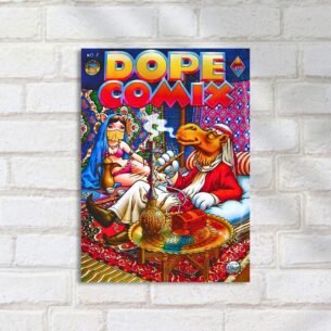 Quadro Decorativo Narguile - Camelo Chicha Dope Comix