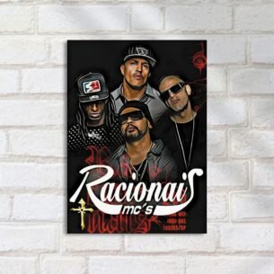 Quadro Decorativo Rap - Racionais Mcs Poster