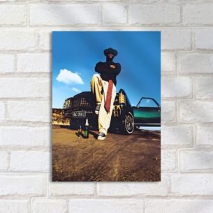 Quadro Decorativo Rap - Racionais Carro Pessoa Estilo
