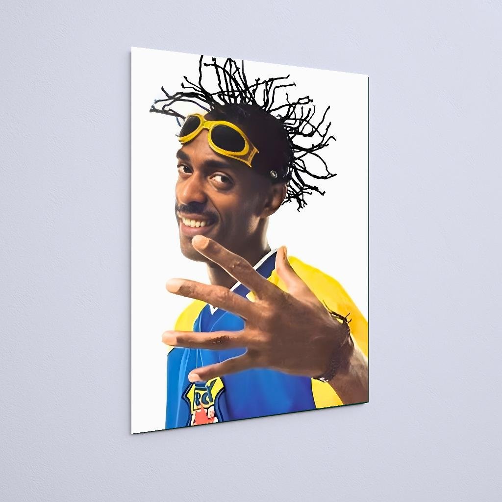 Quadro Decorativo Rap - Sorrindo Com Oculos Amarelos - Imagem 2