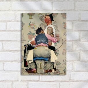 Quadro Decorativo Norman Rockwell Tatuador