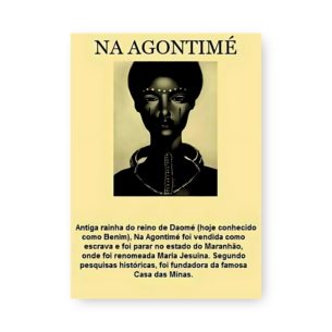 Quadro Decorativo - Na Agontime Daome Minas