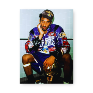 Quadro Decorativo - Campeao Comemorando Trofeu