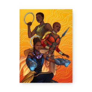 Quadro Decorativo - Trio Heroinas Poderosas