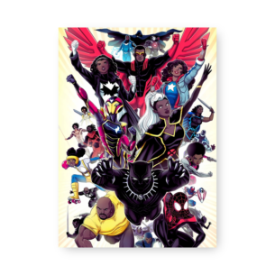 Quadro Decorativo - Herois Negros Marvel