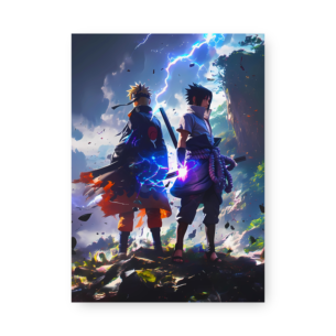 Quadro Decorativo - Naruto Sasuke Relampago Epico