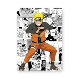 Quadro Decorativo Naruto Jutsu Painel Manga