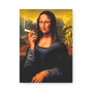 Quadro Decorativo - Mona Lisa Fumando Cigarro