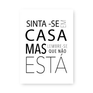 Quadro Decorativo - Sinta Se Em Casa