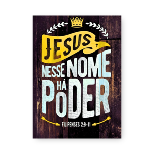 Quadro Decorativo - Jesus Nome Poder