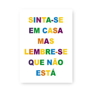 Quadro Decorativo Sinta Se Em Casa