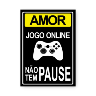 Quadro Decorativo - Amor Jogo Online Controls