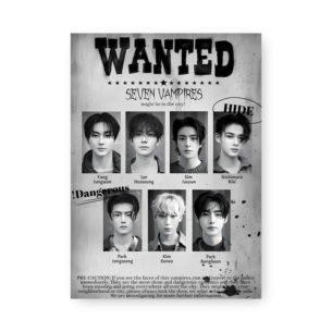 Quadro Decorativo - Seven Wanted Vampires Poster