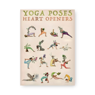 Quadro Decorativo - Yoga Poses Heart Openers