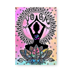 Quadro Decorativo - Yoga Silhueta Mandala