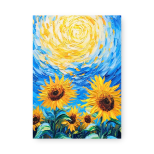 Quadro Decorativo Campo Girassois Colorido