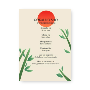 Quadro Decorativo Gokai No Sho Reiki