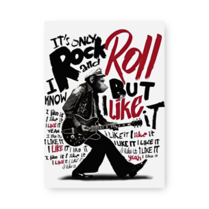 Quadro Decorativo - Macaco Rock And Roll