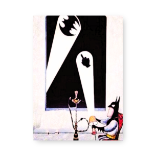 Quadro Decorativo - Batman Narguile Sinal Luz
