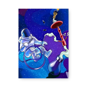 Quadro Decorativo - Astronauta Espaco Narguile
