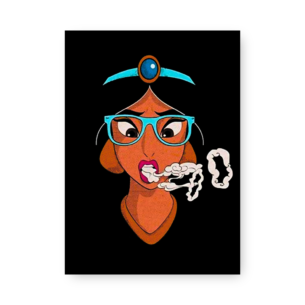 Quadro Decorativo - Jasmine Oculos Fumando