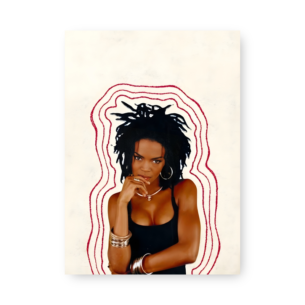 Quadro Decorativo Mulher Afro Arte Pensativa
