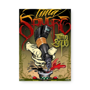 Quadro Decorativo - Tatuagem Maquina Tinta Expo