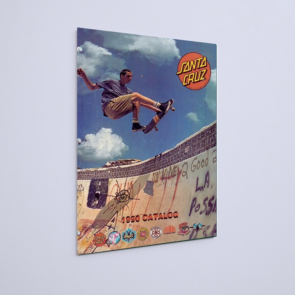 Quadro Decorativo Skate Santa Cruz 1990 - Imagem 3