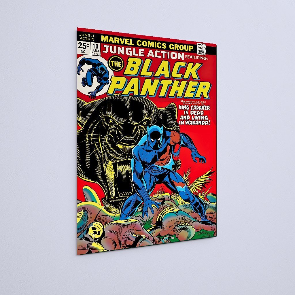 Quadro Decorativo Pantera Negra Jungle Action - Imagem 3