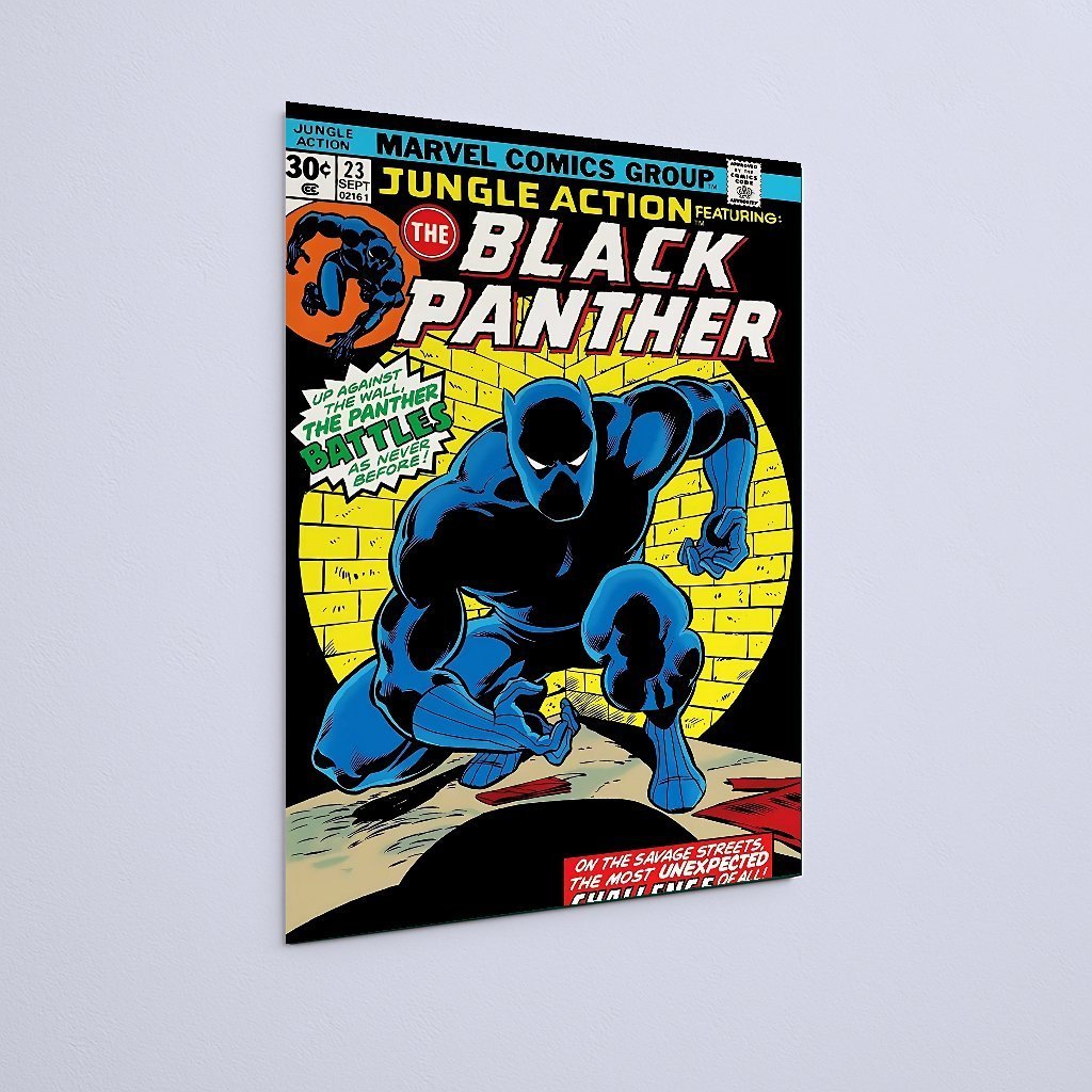 Quadro Decorativo Pantera Negra Capa Comic - Imagem 3