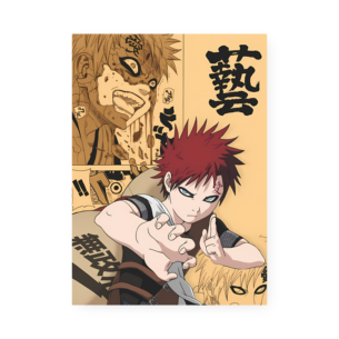 Quadro Decorativo Gaara Naruto Pozeacao