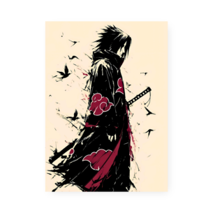 Quadro Decorativo Itachi Uchiha Graficos Capas