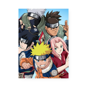 Quadro Decorativo Naruto Equipe Kakashi Sakura