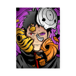 Quadro Decorativo Obito Mascara Rasgada Naruto