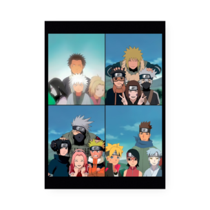 Quadro Decorativo Times Ninja Naruto Foto