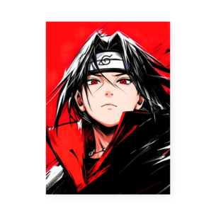 Quadro Decorativo Itachi Uchiha Olhar Intenso
