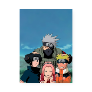 Quadro Decorativo Kakashi Equipe 7 Naruto