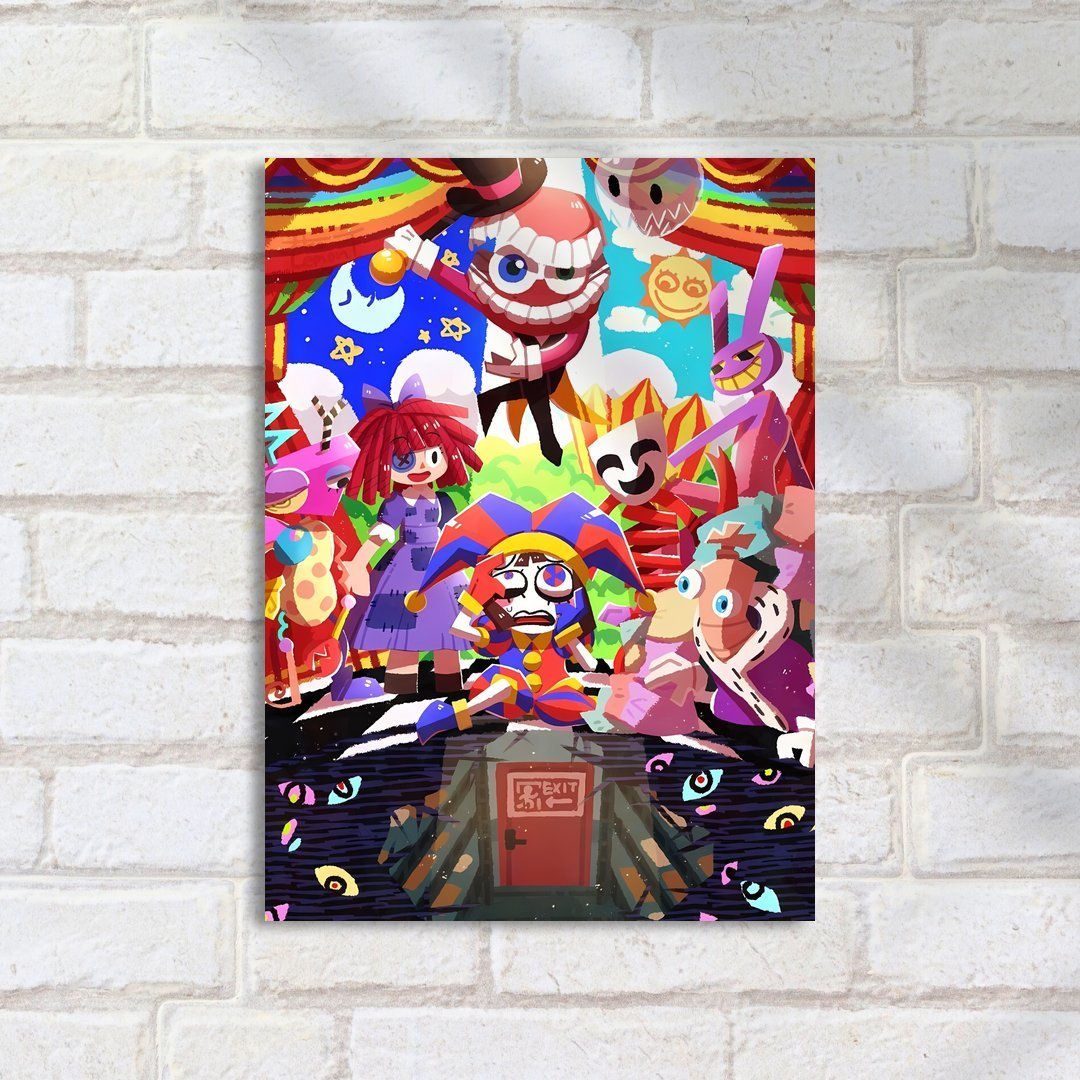 Quadro Decorativo Palhaço Carnação Teatro Cena - Imagem 2