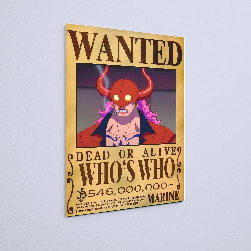 Quadro Decorativo One Piece Whos Who Poster Recompensa - Imagem 3