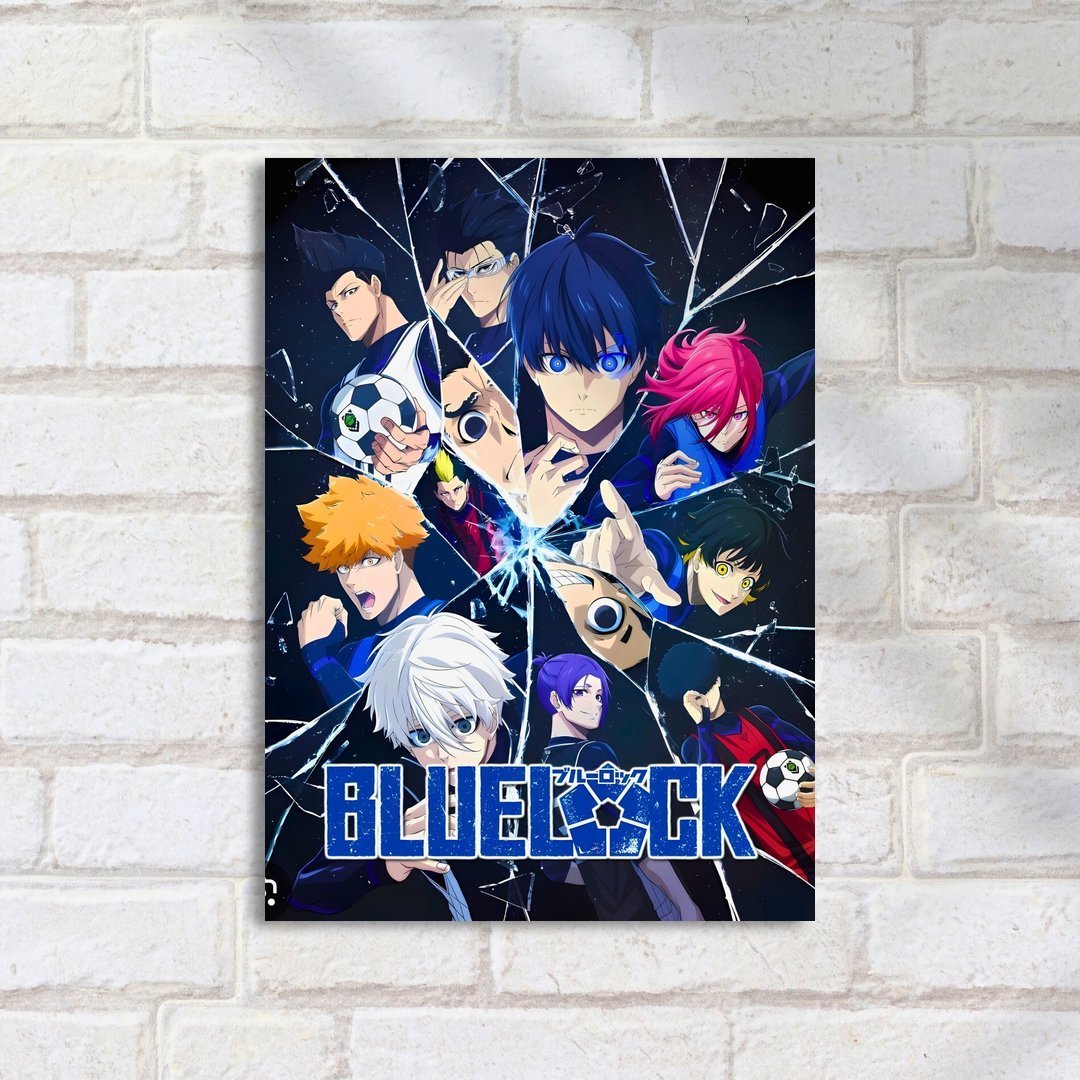 Quadro Decorativo Blue Lock Personagens Anime - Imagem 2