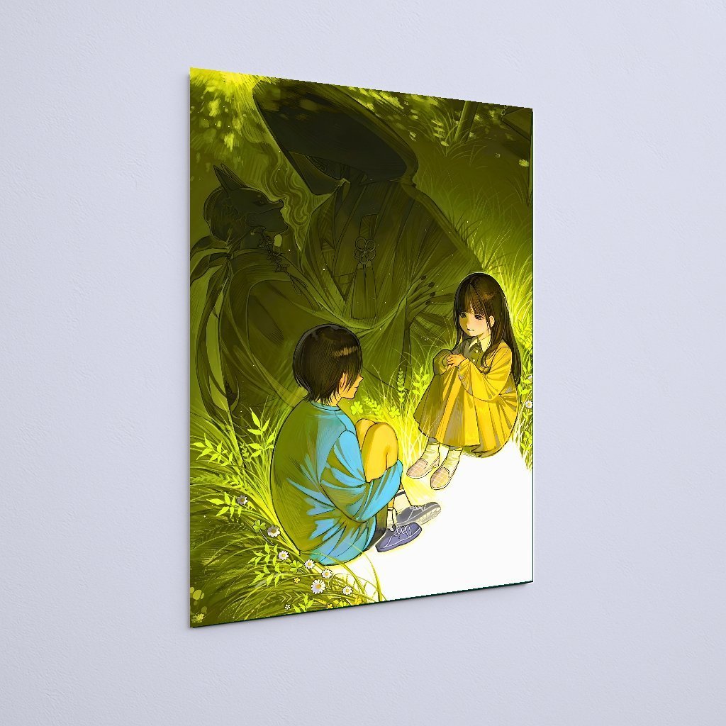 Quadro Decorativo Crianças Floresta Figuras Sombrias - Imagem 3