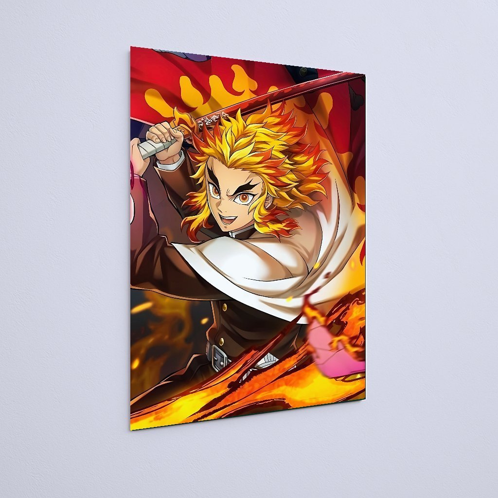 Quadro Decorativo Demon Slayer Renegoku Espada Chamas Demon Slayer - Imagem 3