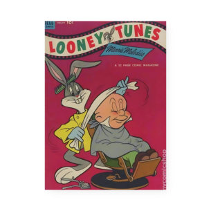 Quadro Decorativo Bugs Bunny Barbeiro Cadeira