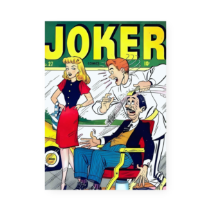 Quadro Decorativo Vintage Capa Revista Joker