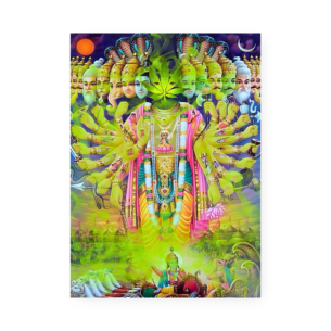 Quadro Decorativo Vishnu Cannabis Multifaced Deidade