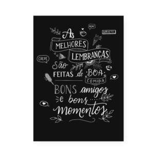 Quadro Decorativo As Melhores Lembrancas Quadro