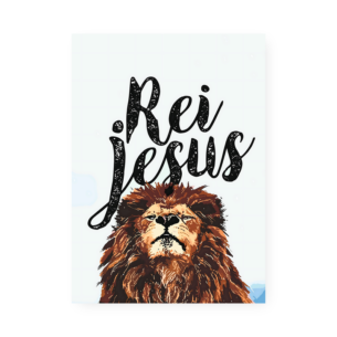 Quadro Decorativo Rei Jesus Leao