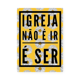 Quadro Decorativo Igreja Nao Ir Ser