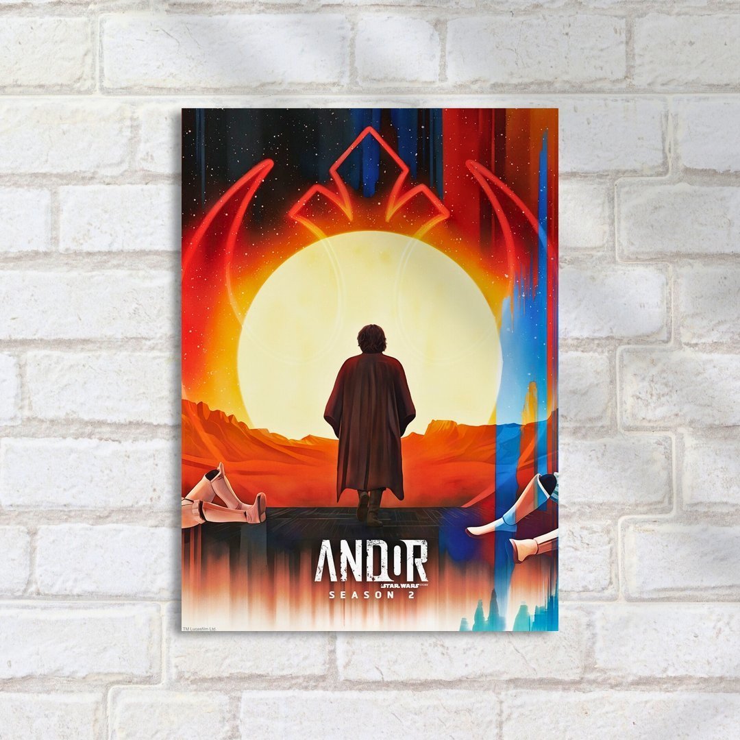 Quadro Decorativo Star Wars Andor Temporada Dois Poster - Imagem 2